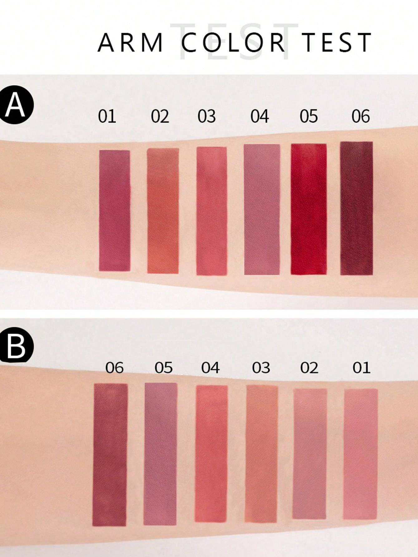 Conjunto de 6 Batons Líquidos Matte | à Prova D’Água - Luna Fashion Style - 