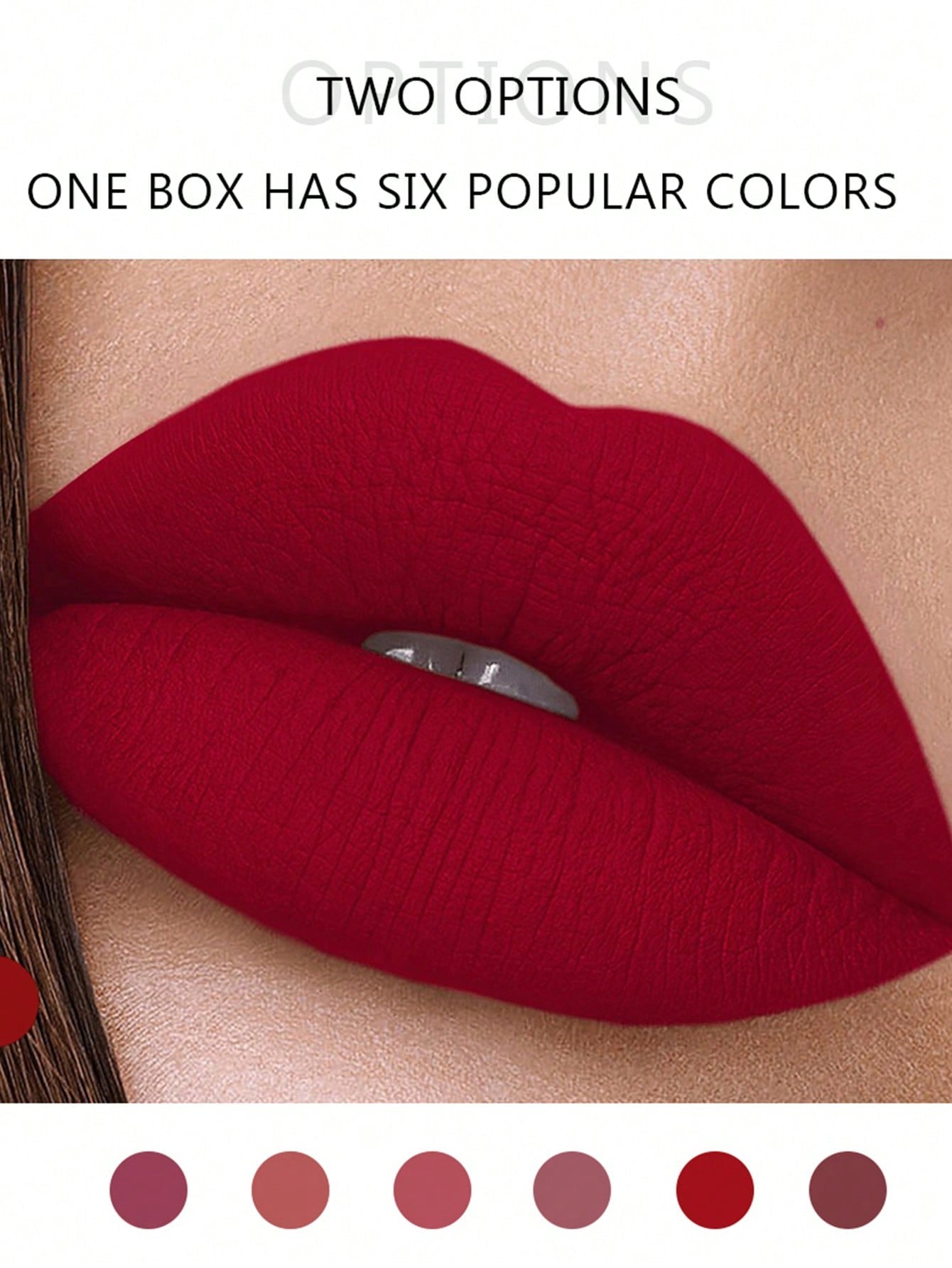 Conjunto de 6 Batons Líquidos Matte | à Prova D’Água - Luna Fashion Style - 