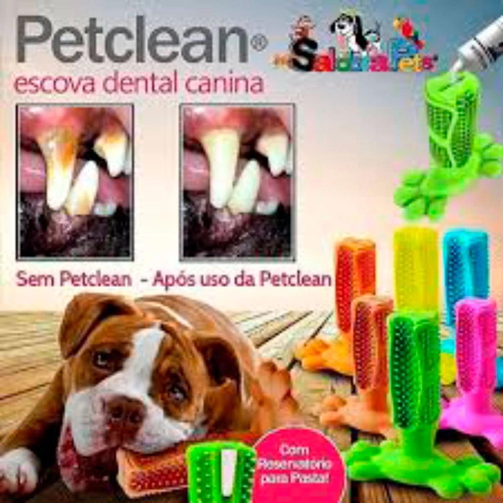 Escova Dente Pet Clean | Remove Tártaro - Luna Fashion Style - 