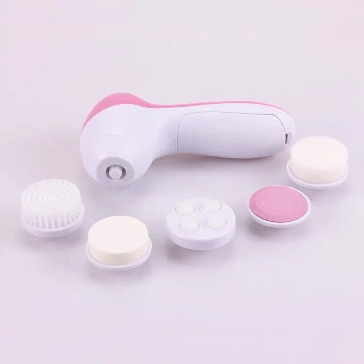 Escova Facial Elétrica Esfoliante limpeza Massageadora 5/1 Portátil - RS63 - Luna Fashion Style - 