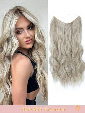 Extensões de Cabelo Ondeado Encaracolado Halo com Fio Invisível - Luna Fashion Style - 