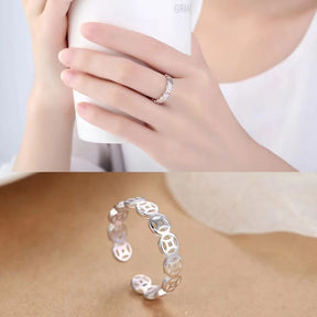 Anel Delicate - Prata S925 Ajustável e Minimalista