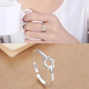 Anel Delicate - Prata S925 Ajustável e Minimalista