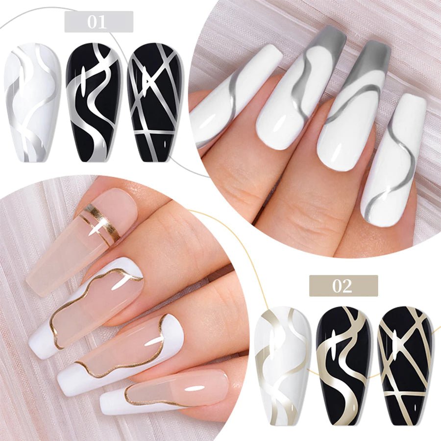 Gel de Unhas Prata XEIJAYI - Luna Fashion Style - 