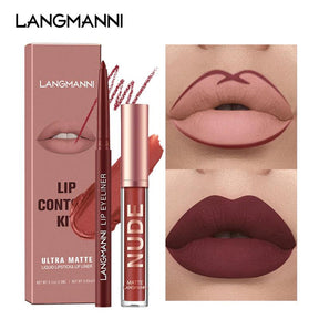 Gloss e Lápis Labial Langmanni - Luna Fashion Style - 