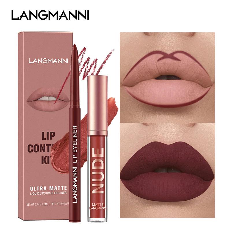 Gloss e Lápis Labial Langmanni - Luna Fashion Style - 