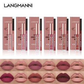 Gloss e Lápis Labial Langmanni - Luna Fashion Style - 