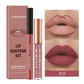 Gloss e Lápis Labial Langmanni - Luna Fashion Style - 