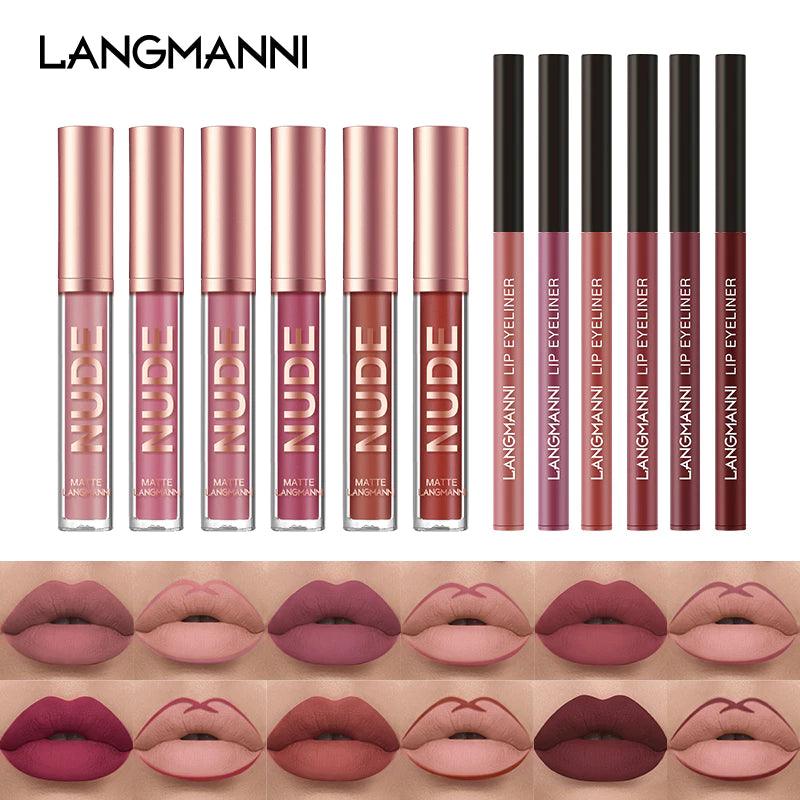 Gloss e Lápis Labial Langmanni - Luna Fashion Style - 