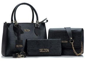 Kit Bolsas Feminina SELTEN - Luna Fashion Style - 