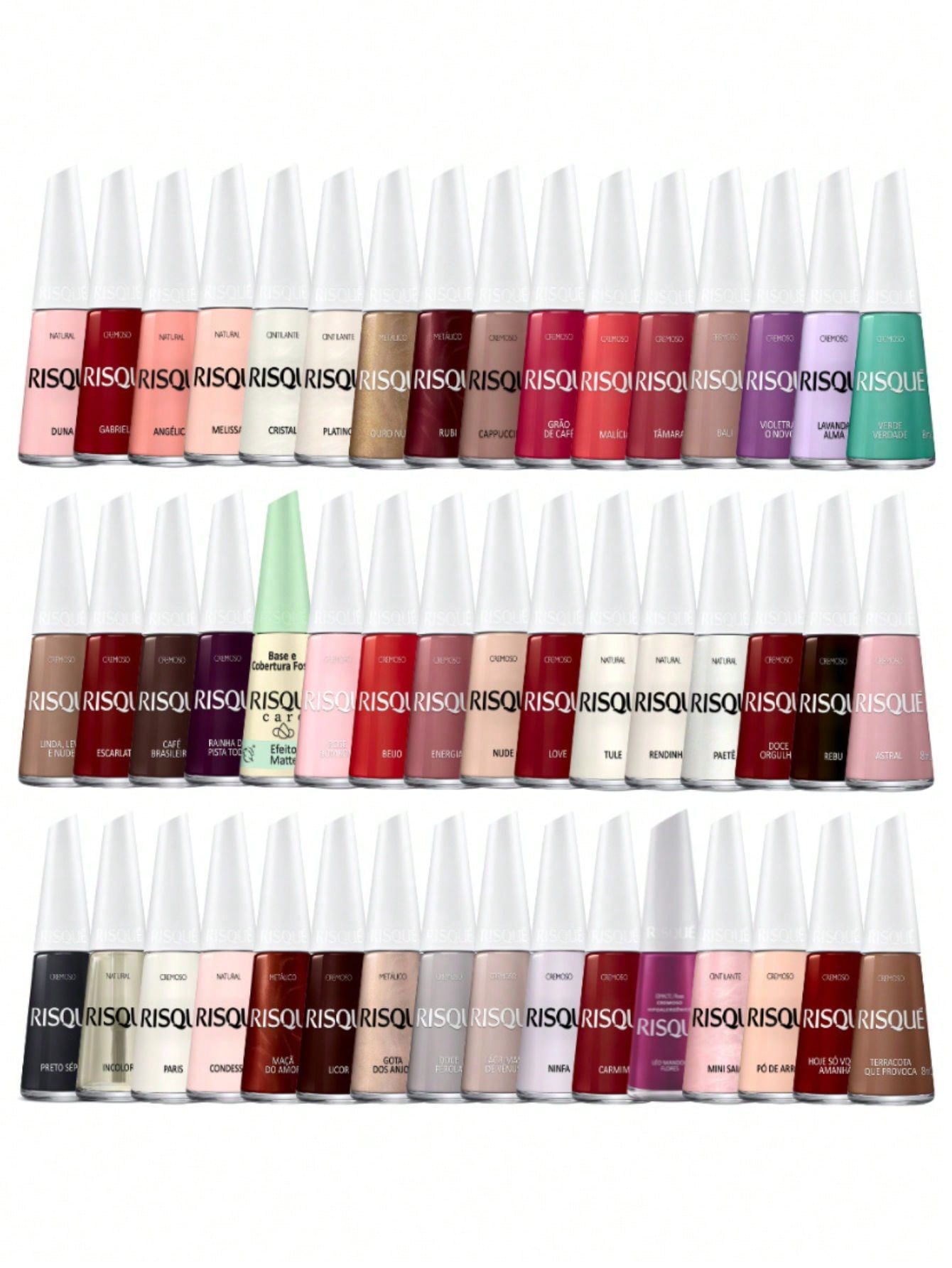 Kit de Esmaltes Risqué | 20 Cores Exclusivas - Luna Fashion Style - 