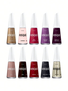 Kit de Esmaltes Risqué | 20 Cores Exclusivas - Luna Fashion Style - 