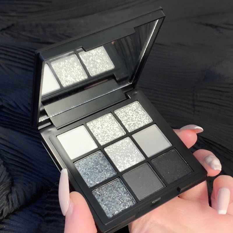 Paleta de Sombras 9 Cores | Efeito Perolado e Metalizado - Luna Fashion Style - 