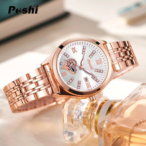 Relógio Feminino Luxuries POSHI | À Prova D'água - Luna Fashion Style - 