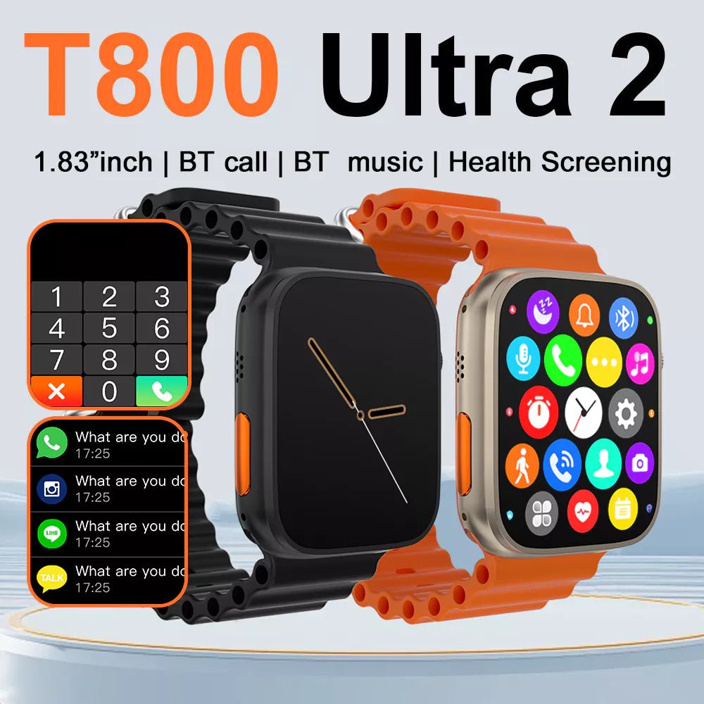 Relógio LAXASFIT T800 Ultra2 Smart Watch - Luna Fashion Style - 