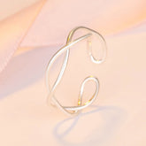 Anel Delicate - Prata S925 Ajustável e Minimalista