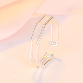 Anel Delicate - Prata S925 Ajustável e Minimalista