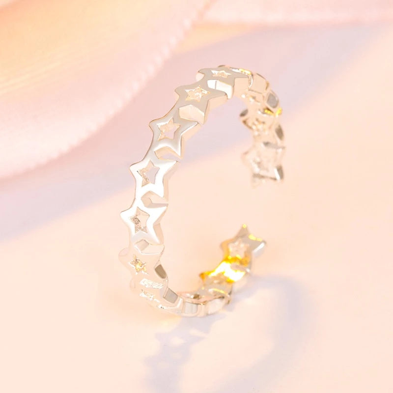 Anillo delicado - Plata S925 ajustable y minimalista