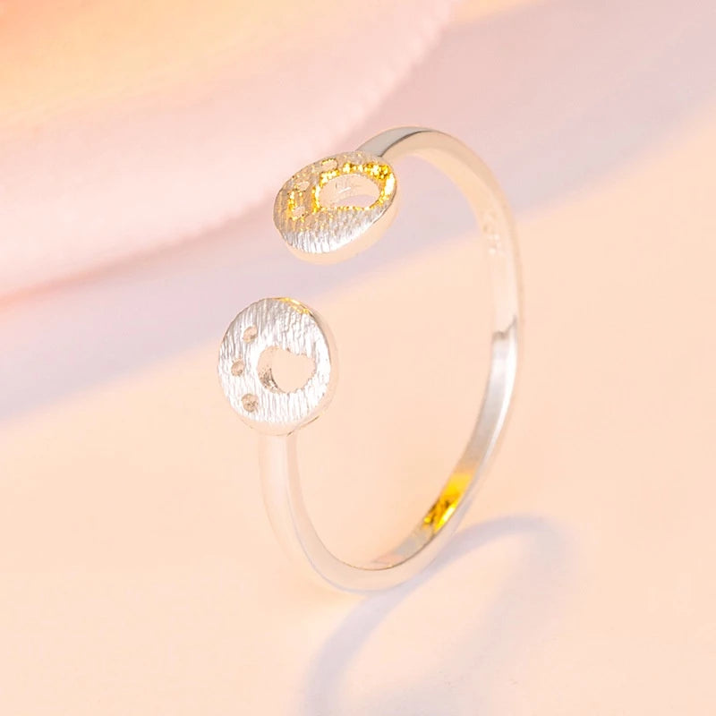 Anillo delicado - Plata S925 ajustable y minimalista