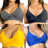 Kit c/ 3 Tops Fitness | Conforto, Sustentação e Estilo