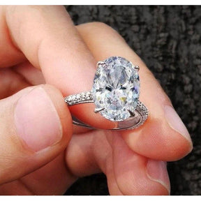 Anillo GeoZircon - Plata 925 con circonita geométrica