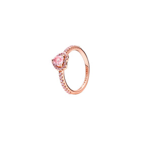 Anillo LoveShine - Plata 925 con corazón y circonita brillante