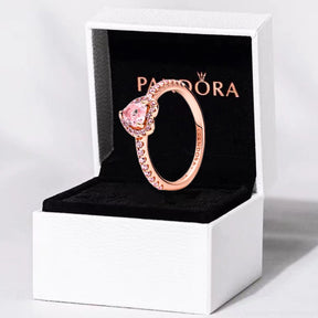 Anillo LoveShine - Plata 925 con corazón y circonita brillante