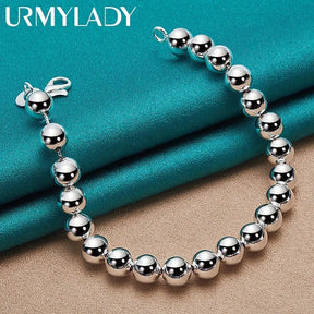 Pulsera SilverBeads - Plata 925 con cuentas de 6 mm