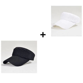 Chapéu Elegance | Kit 2 Bonés Femininos de Aba Longa e Respirável