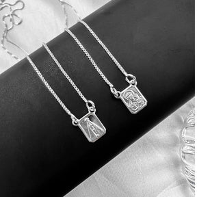Our Lady of Aparecida Scapular - 925 Silver Plated