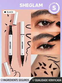 SHEGLAM Duo De Delineador | À Prova D'água - Luna Fashion Style - 