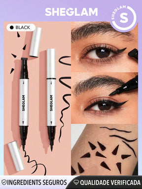 SHEGLAM Duo De Delineador | À Prova D'água - Luna Fashion Style - 
