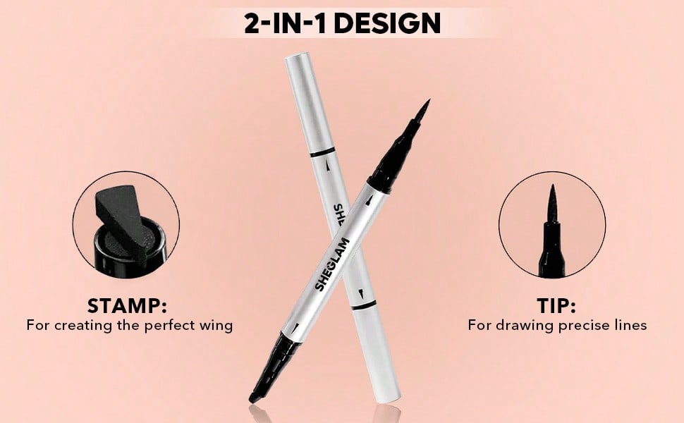 SHEGLAM Duo De Delineador | À Prova D'água - Luna Fashion Style - 