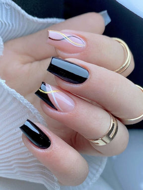 Unhas Autoadesivas com Design Exclusivo - Luna Fashion Style - 