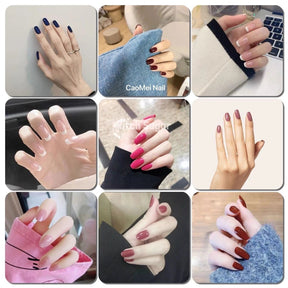Unhas Postiças Autocolantes Blue Moon | 24 u - Luna Fashion Style - 
