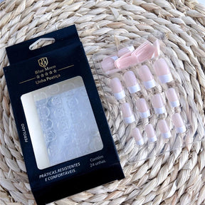 Unhas Postiças Autocolantes Blue Moon | 24 u - Luna Fashion Style - 